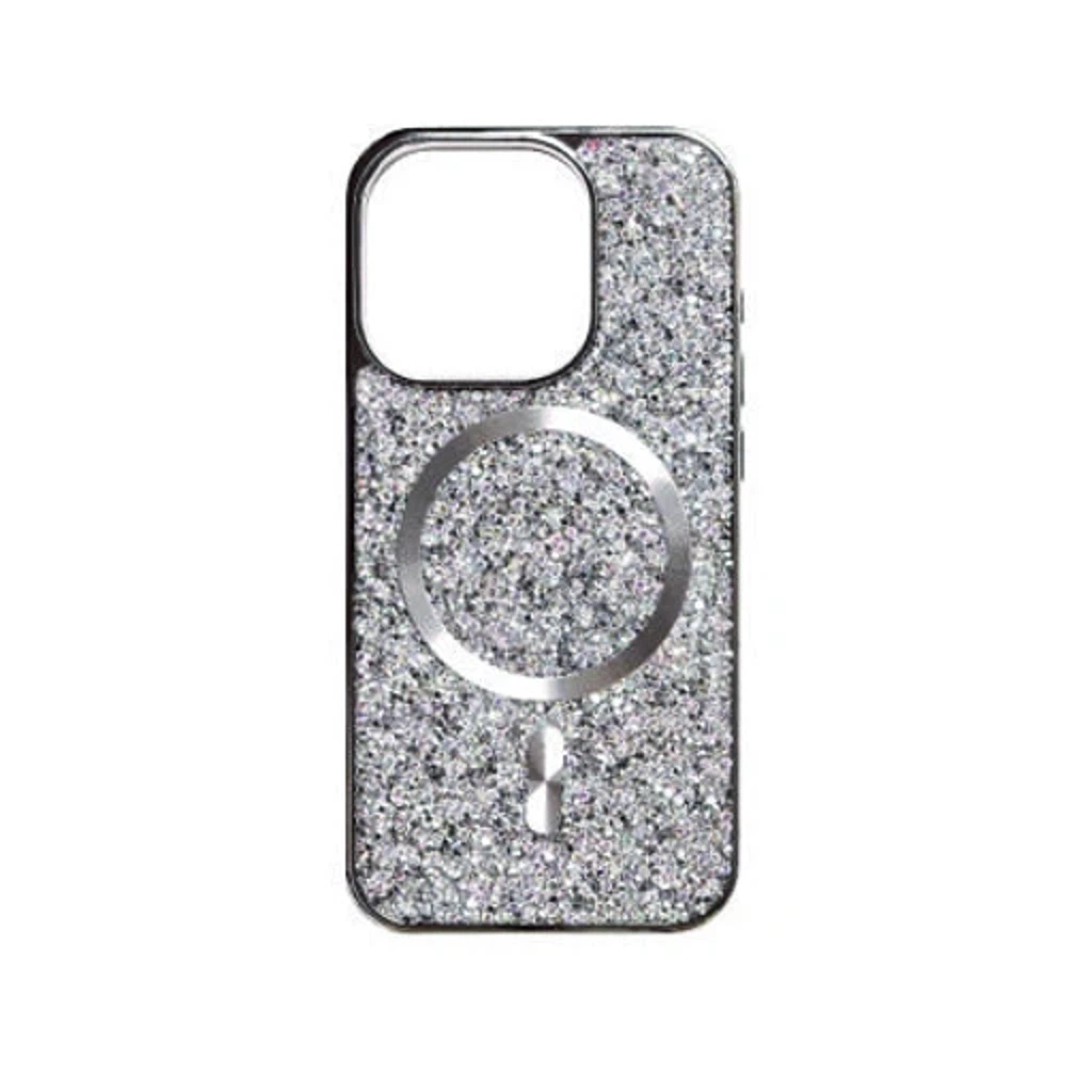 Чехол iPhone 15 Pro Swarovski MagSafe